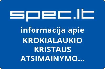 KROKIALAUKIO KRISTAUS ATSIMAINYMO BAŽNYČIA