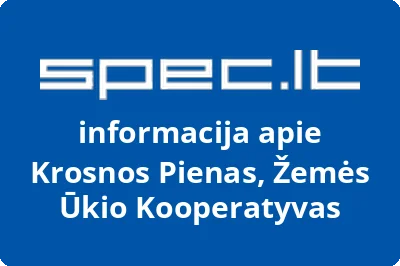 Žemės ūkio kooperatyvas Krosnos pienas
