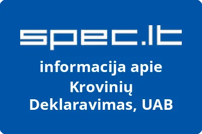 Krovinių deklaravimas, IĮ