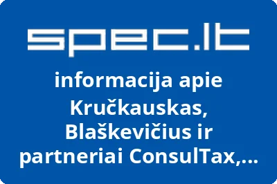 Kručkauskas, Blaškevičius ir partneriai ConsulTax, advokatų profesinė bendrija
