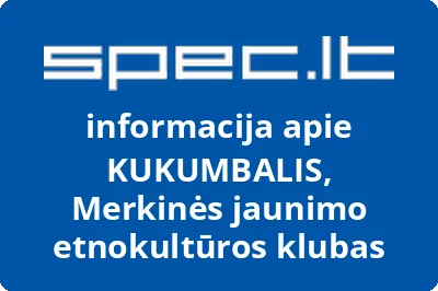 Merkinės jaunimo etnokultūros klubas KUKUMBALIS