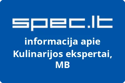 Kulinarijos ekspertai, MB | spec.lt