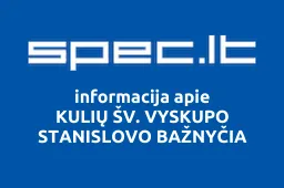 KULIŲ ŠV. VYSKUPO STANISLOVO BAŽNYČIA | spec.lt