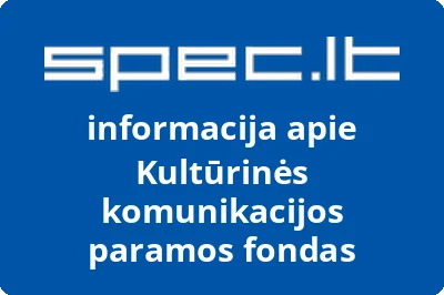 Kultūrinės komunikacijos paramos fondas