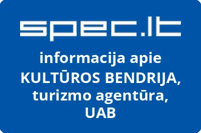 Kultūros bendrija, UAB