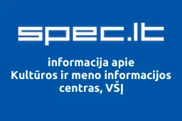 Kultūros ir meno informacijos centras, VŠĮ | spec.lt