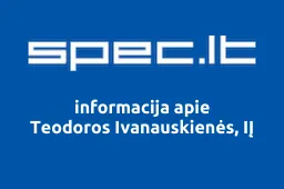 Teodoros Ivanauskienės, IĮ | spec.lt