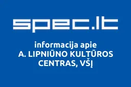 A. LIPNIŪNO KULTŪROS CENTRAS, VŠĮ | spec.lt