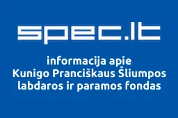 Kunigo Pranciškaus Šliumpos labdaros ir paramos fondas | spec.lt
