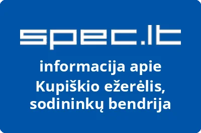 Kupiškio ežerėlis, sodininkų bendrija
