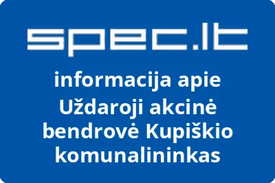 Kupiškio komunalininkas, UAB