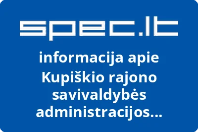 Kupiškio rajono savivaldybės administracijos Socialinės paramos skyrius