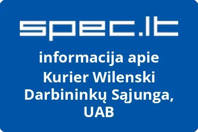 KURIER WILENSKI DARBININKŲ SĄJUNGA, UAB