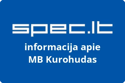 Kurohudas, MB | spec.lt