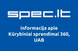 Kūrybiniai sprendimai 360, UAB | spec.lt