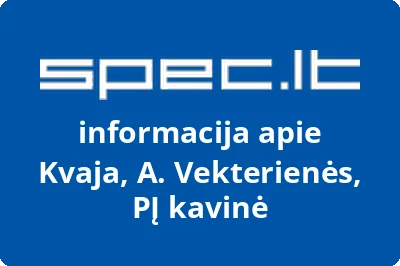 Kvaja, A. Vekterienės, PĮ kavinė