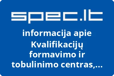 Kvalifikacijų formavimo ir tobulinimo centras, MB