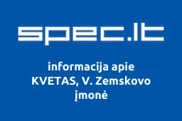 KVETAS, V. Zemskovo įmonė