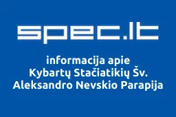 Kybartų Stačiatikių Šv. Aleksandro Nevskio Parapija | spec.lt