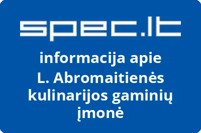 L. Abromaitienės kulinarijos gaminių įmonė, IĮ
