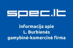 L. Burbienės gamybinė-komercinė firma