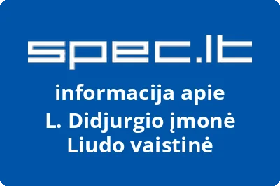 L. Didjurgio įmonė Liudo vaistinė