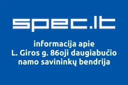 L. Giros g. 86oji daugiabučio namo savininkų bendrija iliustracija