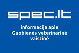 Guobienės veterinarinė vaistinė iliustracija