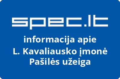 L. Kavaliausko įmonė Pašilės užeiga