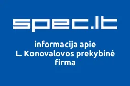 L. Konovalovos prekybinė firma | spec.lt