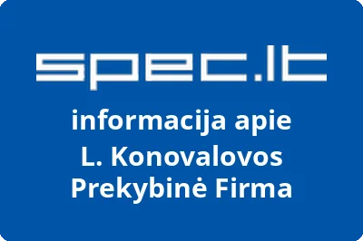 L. Konovalovos prekybinė firma