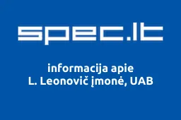 L. Leonovič įmonė, UAB | spec.lt