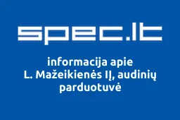 L. Mažeikienės IĮ, audinių parduotuvė | spec.lt