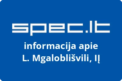L. Mgaloblišvili, IĮ