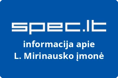 L. Mirinausko įmonė | spec.lt