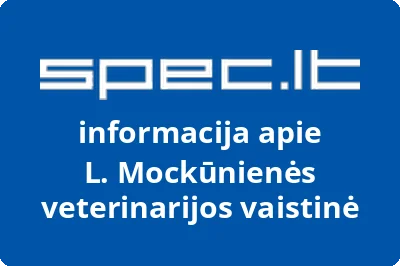 Privati L. Mockūnienės veterinarijos vaistinė