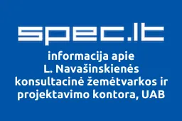 L. Navašinskienės konsultacinė žemėtvarkos ir projektavimo kontora, UAB | spec.lt