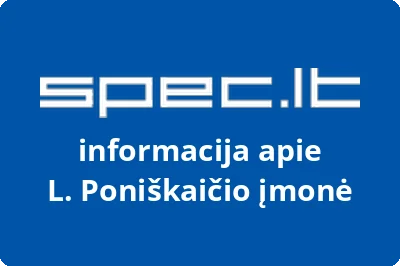 L. Poniškaičio įmonė