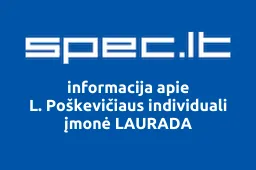 L. Poškevičiaus individuali įmonė LAURADA | spec.lt