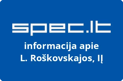 L. Roškovskajos, IĮ | spec.lt