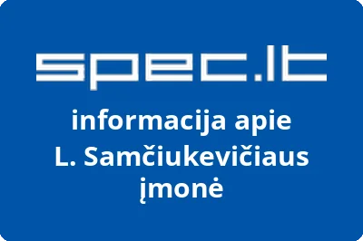 L. Samčiukevičiaus įmonė | spec.lt
