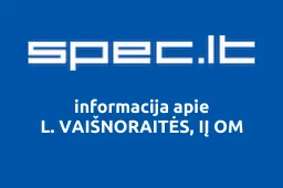 L. VAIŠNORAITĖS, IĮ OM | spec.lt