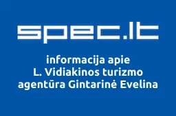L. Vidiakinos turizmo agentūra Gintarinė Evelina iliustracija