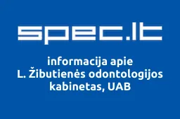 L. Žibutienės odontologijos kabinetas, UAB | spec.lt