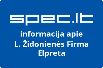 L. Židonienės Firma Elpreta
