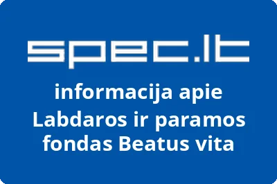 Labdaros ir paramos fondas Beatus vita