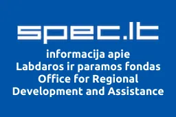 Labdaros ir paramos fondas Office for Regional Development and Assistance | spec.lt