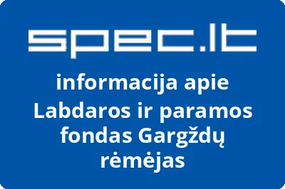 Labdaros ir paramos fondas Gargždų rėmėjas