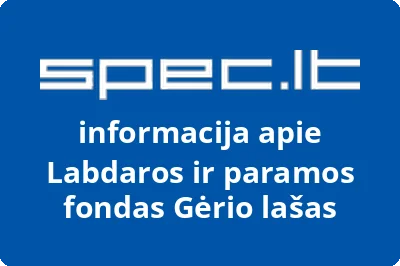 Labdaros ir paramos fondas Gėrio lašas