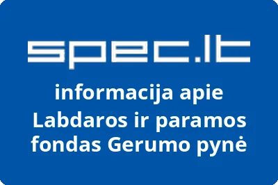 Labdaros ir paramos fondas Gerumo pynė
